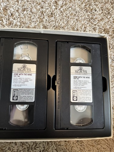 Gone With The Wind VHS Deluxe Edition Box Set. 3Hrs & 52 Minutes & History Maki - Picture 2 of 9