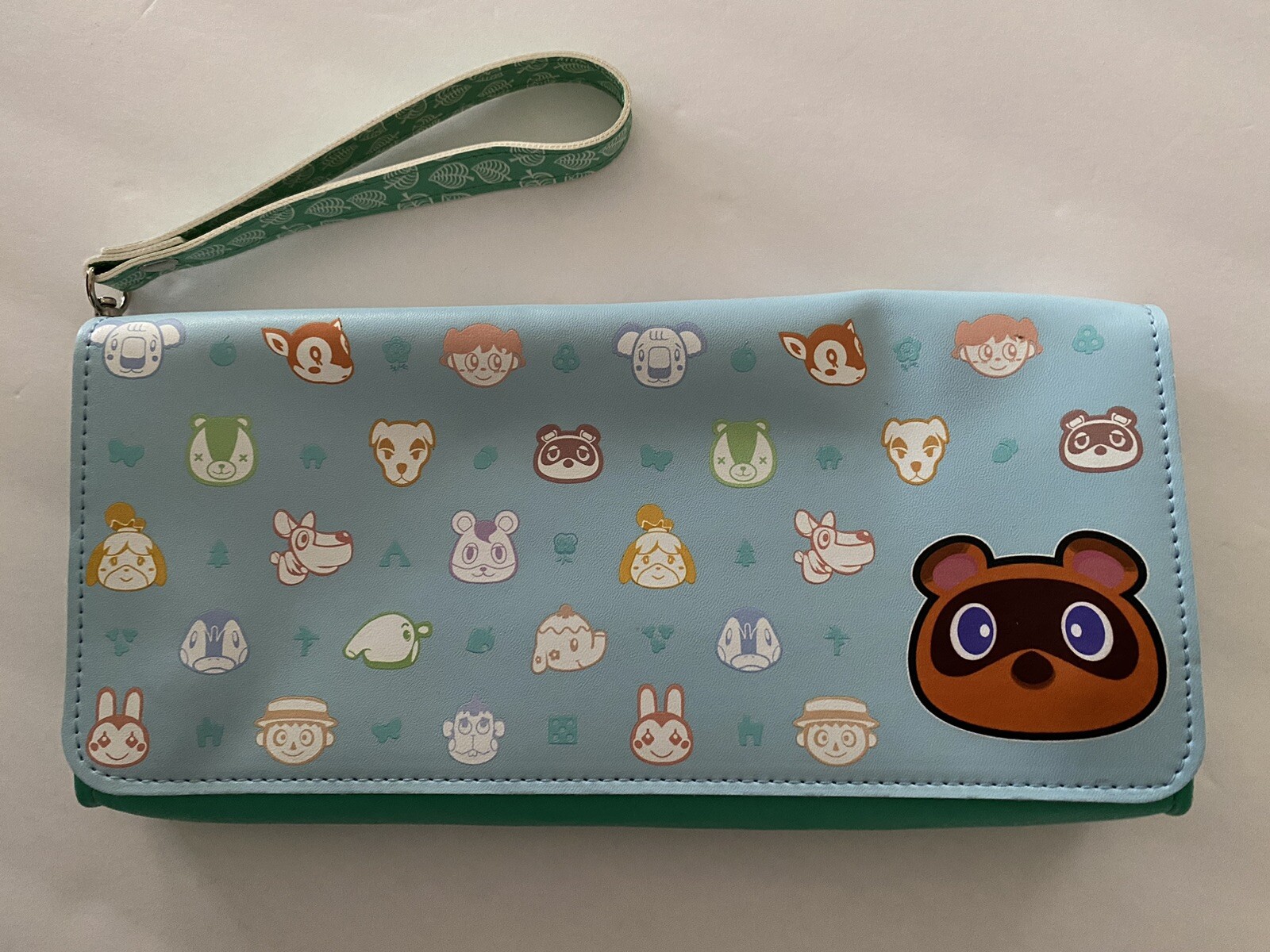 Nintendo Switch Animal Crossing Deluxe Leather Travel Case Soft Case-image