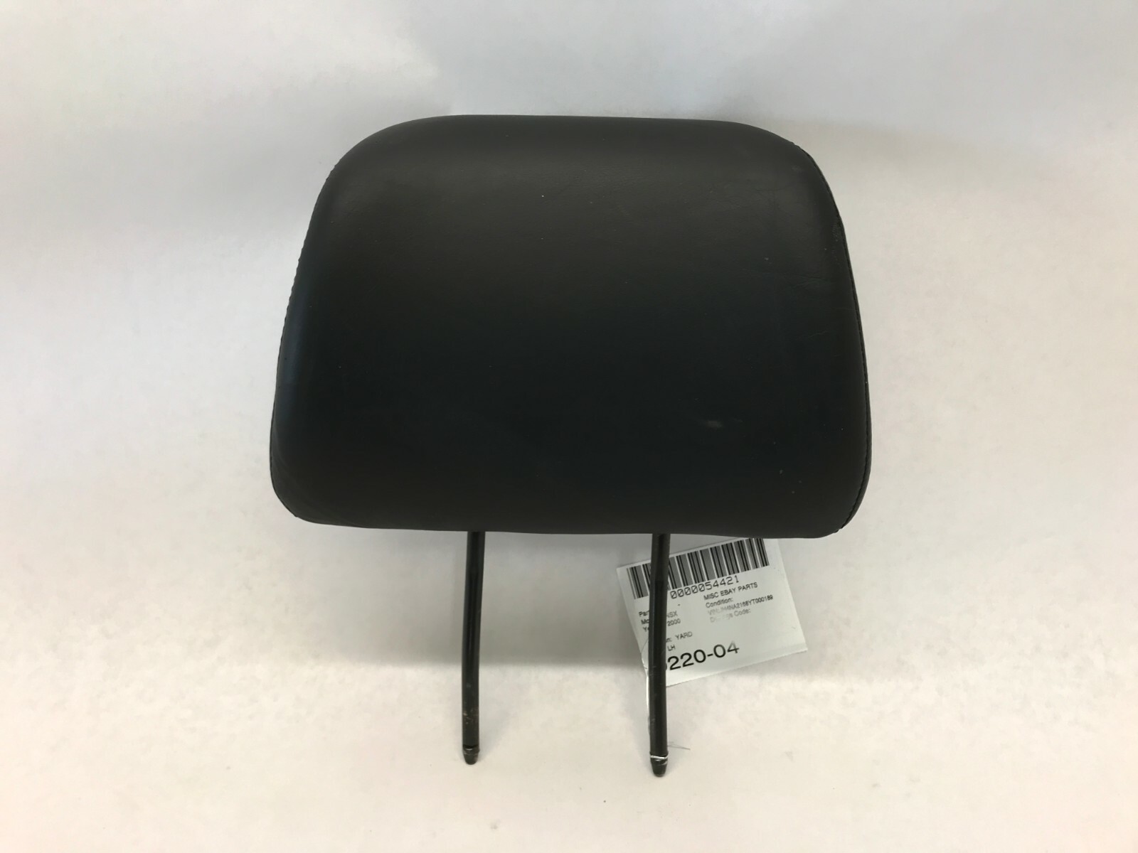 00 01 02 03 04 05 ACURA NSX HEADREST LEFT DRIVER SIDE OEM BLACK LEATHER