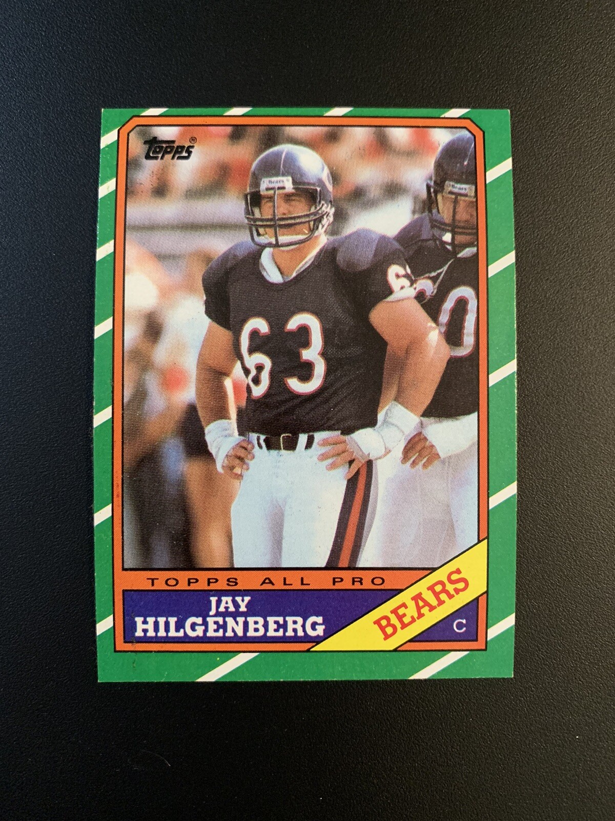 1986 Topps 17 Jay Hilgenberg RC Rookie NM Bears