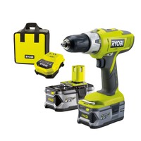 Ryobi Cordless Combi Drill Driver 18v Li-ion 2 Batteries 3 Drill Functions Tool Ryobi Cordless Combi Drill Driver 18v Li-ion 2 Batteries 3 Drill Functions Tool