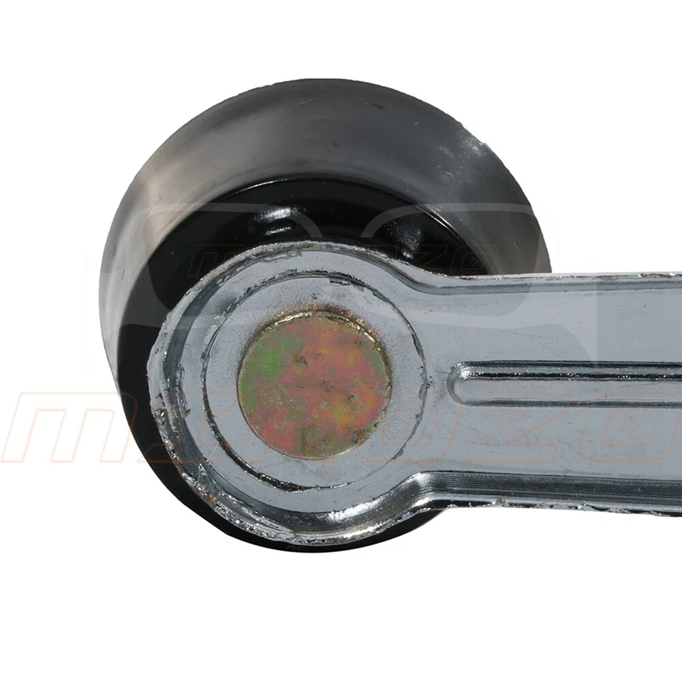 2x Manivela de ventana lateral izquierda derecha cromada negra para Jeep Wagoneer 1974-1983 Foto 3 de 4