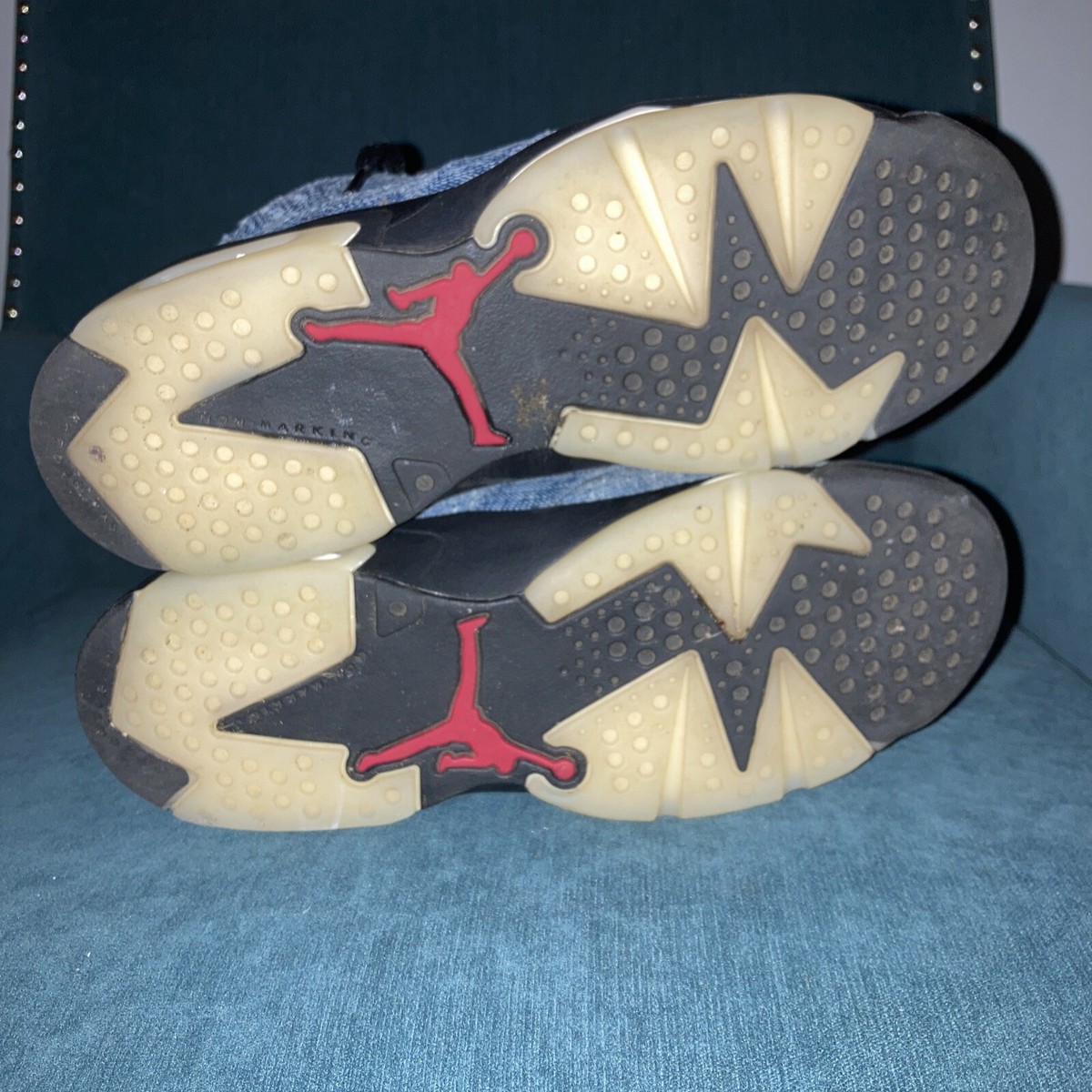 Nike Air Jordan 6 Retro Kids GS Washed Denim 6Y Youth | eBay