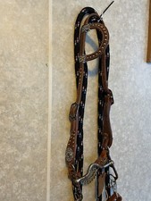Weaver bridle Set W Reins, Curb Chain, Bit, Headstall