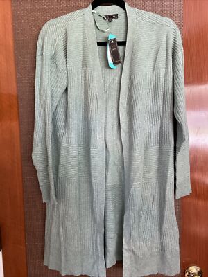 Lety Me Ribbed Cardigan L New Green