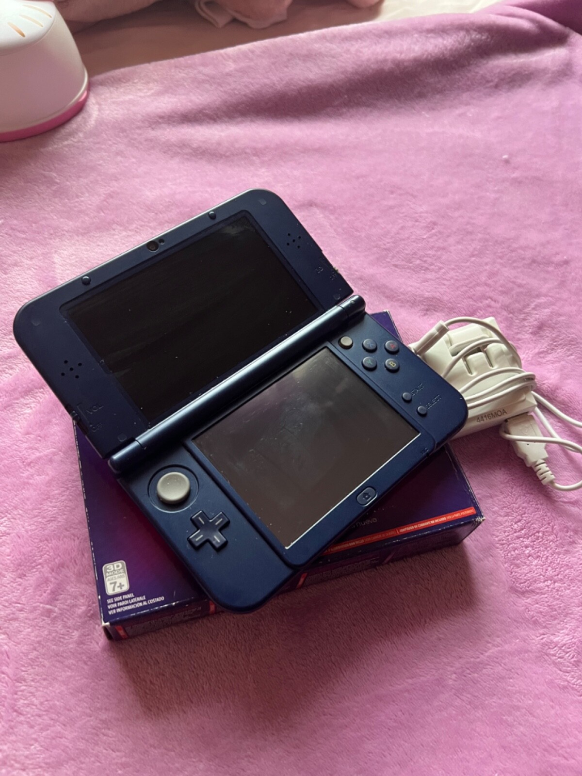 Nintendo New 3ds XL Galaxy Edition working w/ stylus and charger eBay