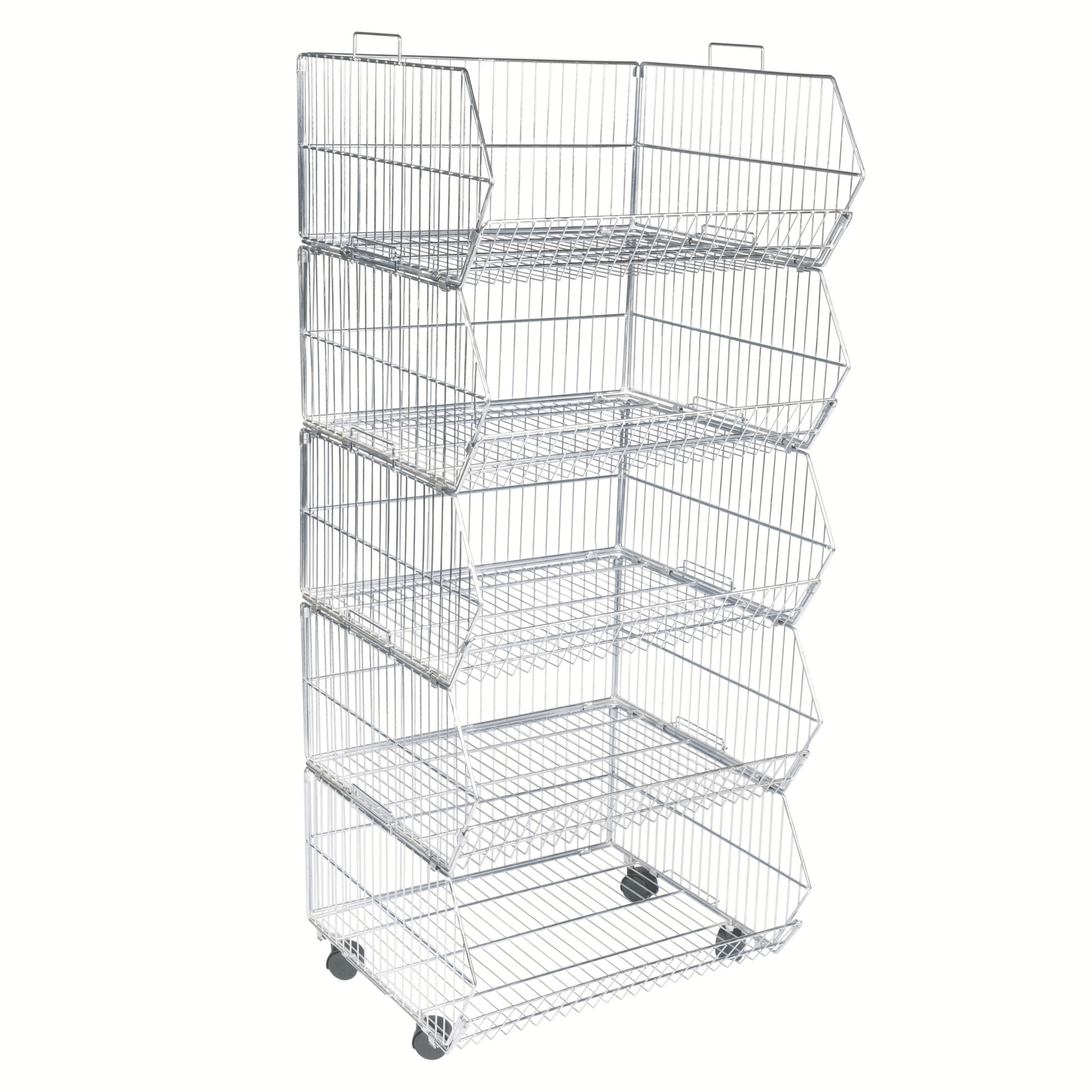 R1628 - 5 Tier Stacking Basket Set - 600mm