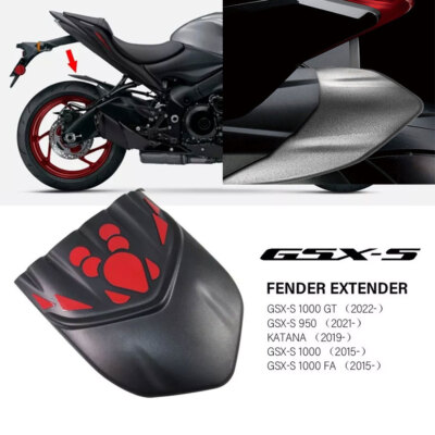 Motorcycle Rear Mudguard Extender Splash Cover Fender For Suzuki GSX S1000/S950