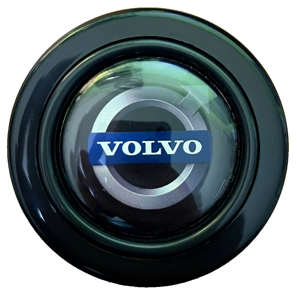 New VOLVO Logo Black Horn Button for SPARCO OMP NARDI steering