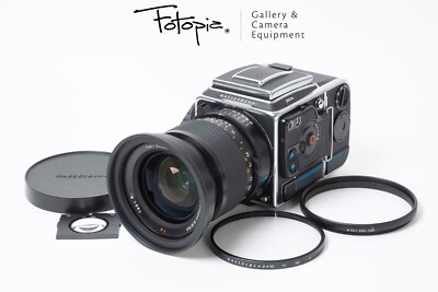 Hasselblad 202FA with Distagon FE 50mm F2.8 T*, E12 back & filter