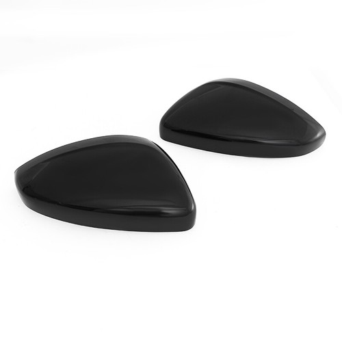 2PCS Door Mirror Covers Painted For Peugeot 208 /2008 Gti 2012-2019 Gloss Black - Picture 6 of 10