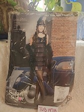 Dreamgirl "All That Jazz Flapper" Costume Junior Size L 11-13