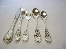 WILLIAM ADAMS EDEN SILVERPLATE FLATWARE 5-pieces