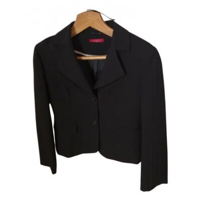 Kurzjacke ''Combipel '' Top Zustand Vintage Farbe schwarz Gr. IT 44