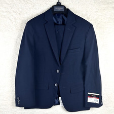 Van Heusen Flex Boys 2 Piece Set Pants Sz 8 Single Breasted Jacket Sz 10 Indigo