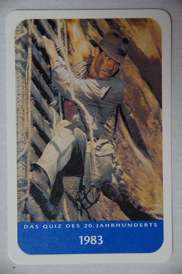 Harrison Ford - Indiana Jones  -  1997 Harenberg - German card  - NM cond