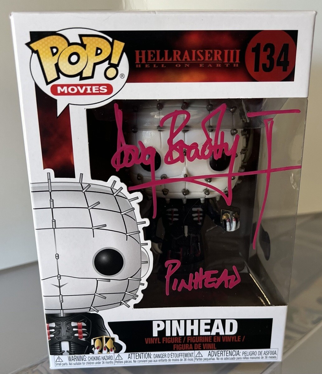 Doug Bradley Hellraiser ￼Signed Autographed Funko Pop Pinhead