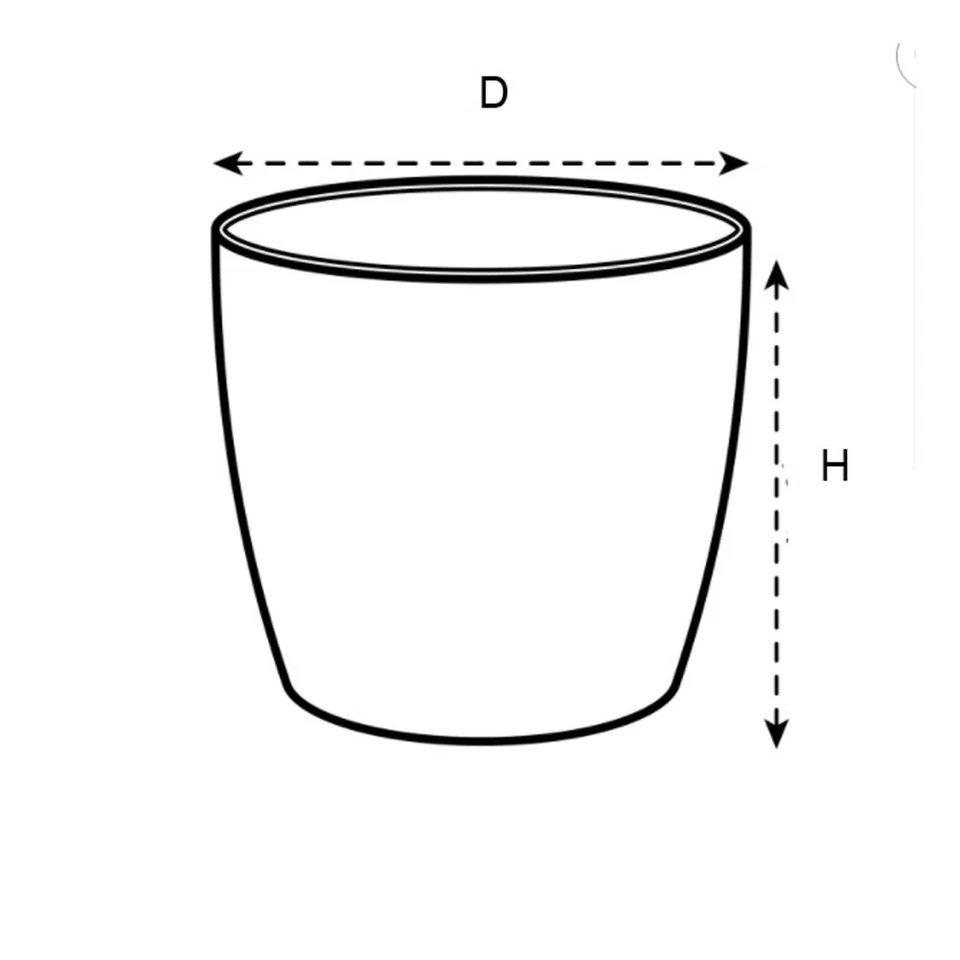 ELHO brussels rund mini Ø 7 cm - Ø 13 cm Übertopf Blumentopf Pflanztopf Topf - Bild 2 von 3