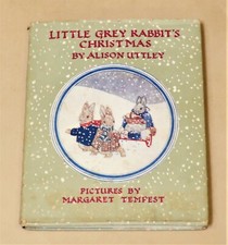 LITTLE GREY RABBIT'S CHRISTMAS by ALISON UTTLEY HARD COVER DUST JACKET