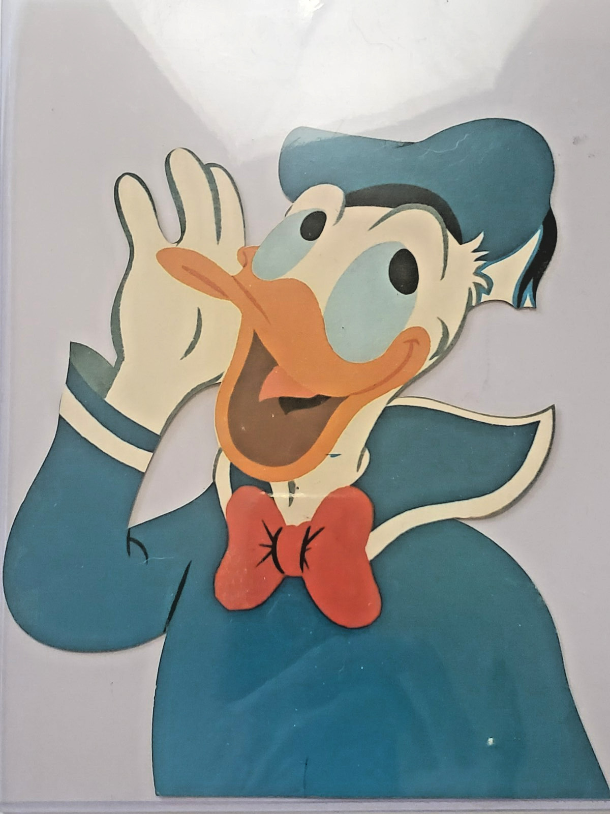 Donald Duck "I Hear You" Cartoon Car Bumper Sticker Decal 8''x 7''   DIS#353