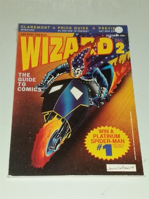 WIZARD COMICS MAGAZINE #2 NM (9.4 OR BETTER) GHOST RIDER OCTOBER 1991
