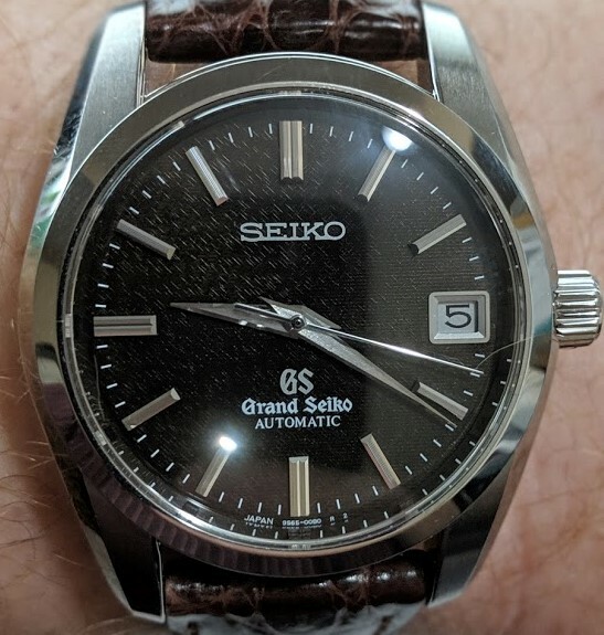 seiko automatic leather