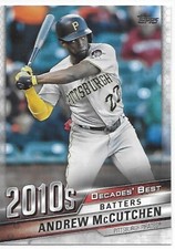 2020 Topps Update Baseball Decades' Best Andrew McCutchen Pirates