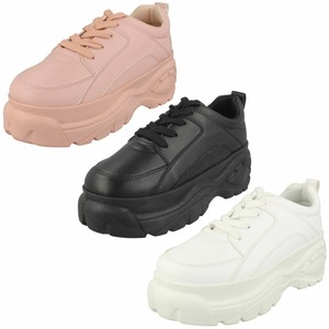 chunky platform lace up trainers