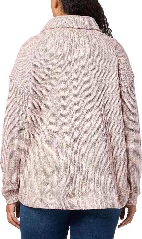 sweaty-betty restful boucle textured 1/2 cowl sweatshirt