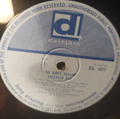 Speckled Red Dirty Dozens Delmark DL-601/Vinyl,LP,Album,Monoš„FREE SHIP VG+/VG+ - Picture 2 of 5