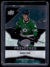 2018-19 Upper Deck Ice Premieres Gavin Bayreuther Rookie /1299 #53 Dallas Stars