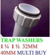TRAP WASHERS 1 1/4  1 1/2  32MM 40MM   11/4  11/2   TRAP INLET WASHERS