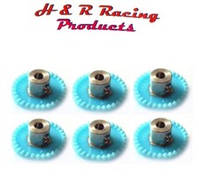 H R Racing HR231 31T 31 Tooth 48 Pitch Crown Gear 1/8" Axle 6pc 1/24 Slot Car