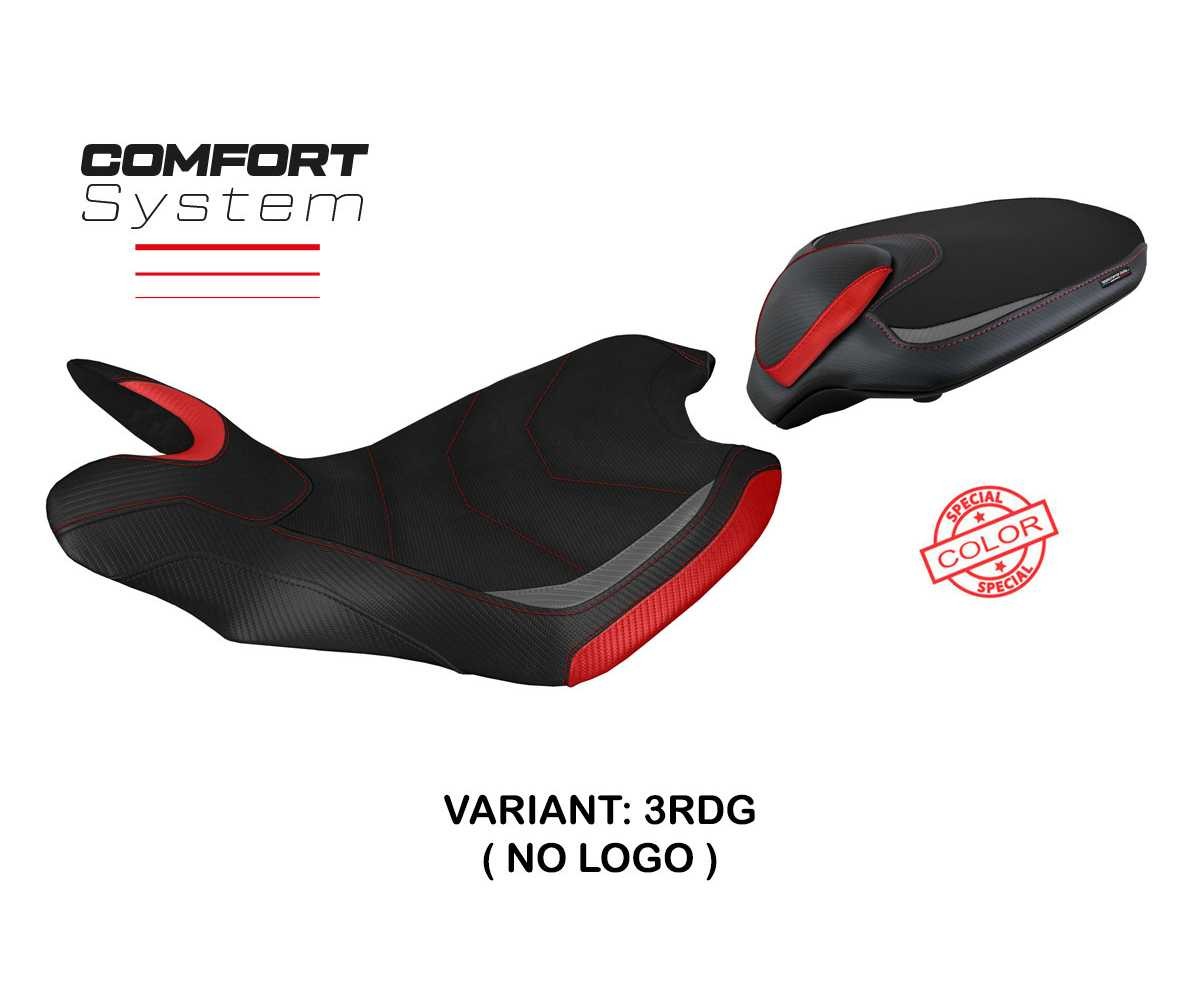 Seat cover Sahara SColor Comfort S Red-Gray TPZ MV Agusta Turismo VEL 2014 2020