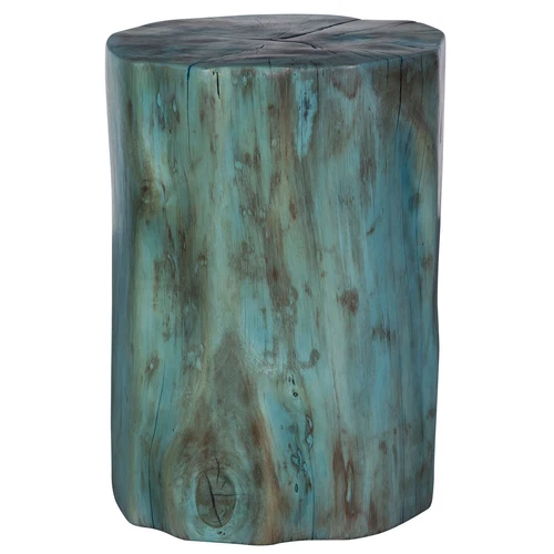 Uttermost Habitat Blue Accent Stool - Picture 2 of 6