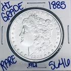 1885 MORGAN SILVER DOLLAR AUTHENTIC HI GRADE U.S MINT COIN FREE SHIPPING 5646