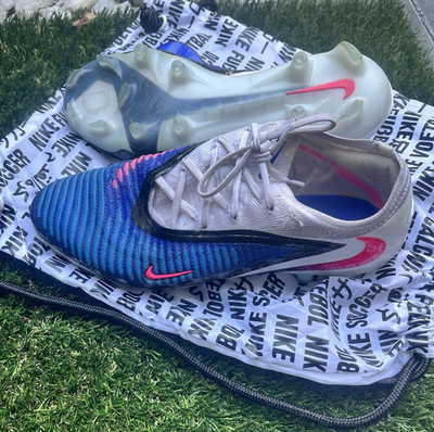 Nike Zoom Mercurial Vapor 15 Elite FG Football Cleats Blue US 9.5