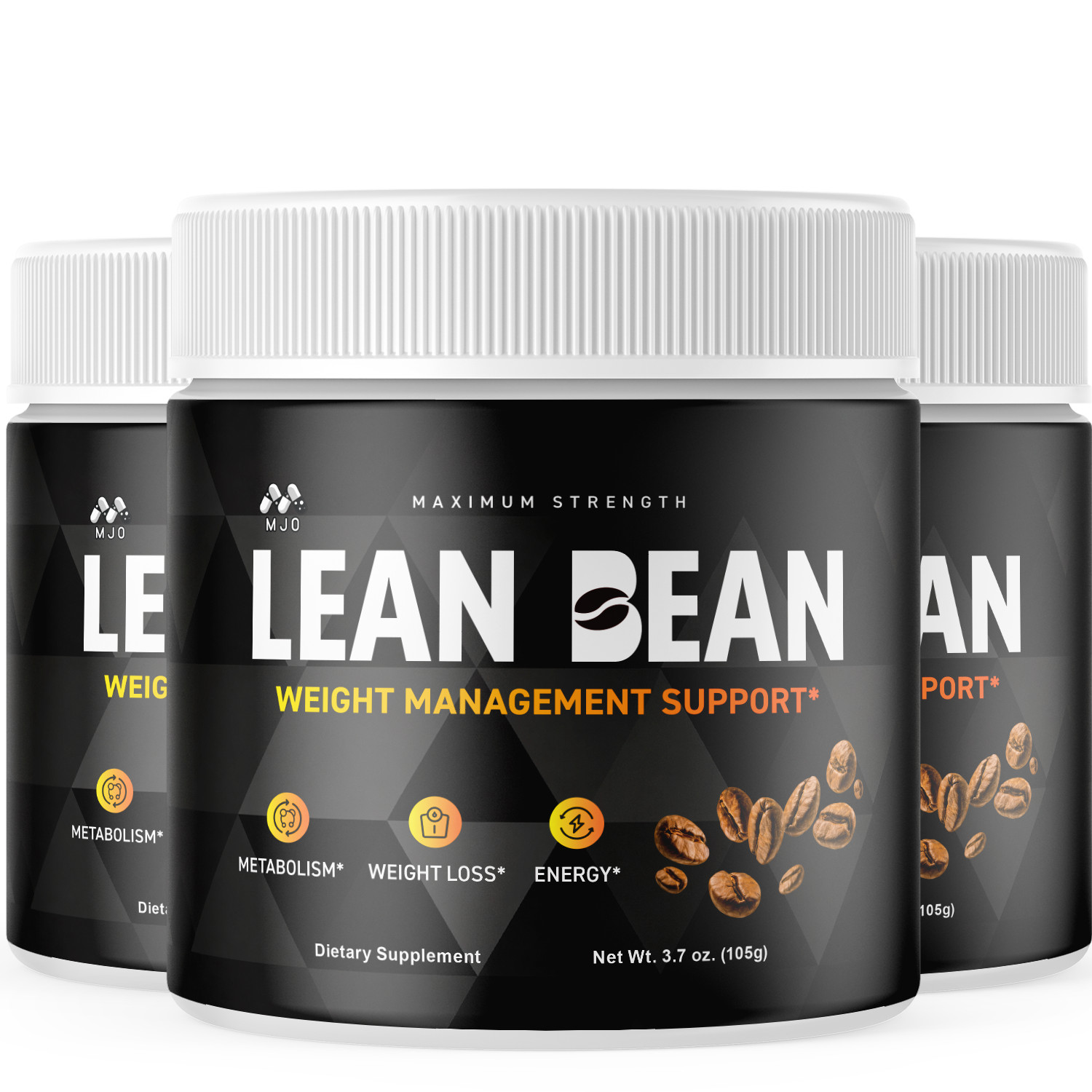 (3 Pack) Lean Bean Powder Support for Weight Management LeanBean 90 Servings