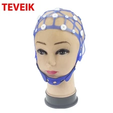 20 Channel Silicone EEG Cap Hat Brain Electrode Cap Without EEG Electrode Cable