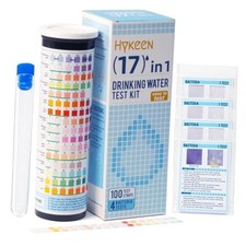 Water Testing Kits for Drinking Water, 100 Strips  4 Bacteria Tests, 17 in 1
