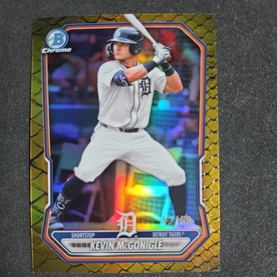 2026 Bowman Chrome Kevin McGonigle Gold Reptilian /50  TIGERS 
