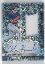 2018 Panini Chronicles Neon Blue Prizm 31/99 Zack Granite #RJA-ZG Auto ex0