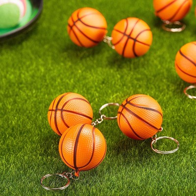20 x Mini 3D Basketball Schlüsselanhänger Ball Schlüsselanhänger Sport Fans