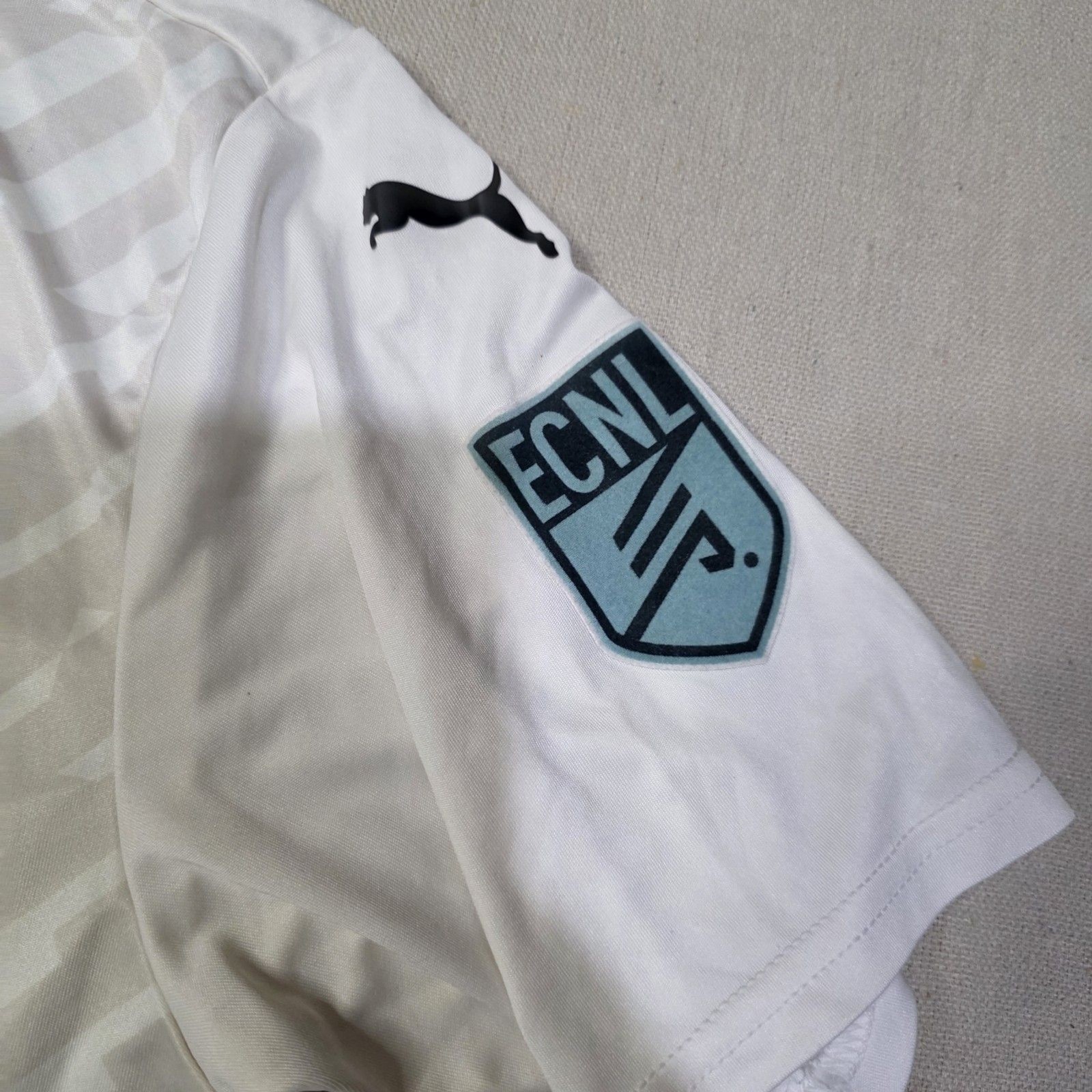 Puma Borussia Dortmund Soccer / Futbol 20/21 Third Jersey Off White Mens Sz M thumbnail 5