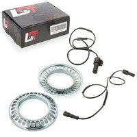 2X Abs-Sensor Und Abs-Ring Set Hinterachse Drehzahlregler FüR Vauxhall Tigra I