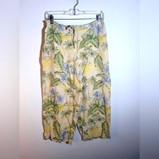 Vintage Tommy Bahama Silk Floral Print Pants