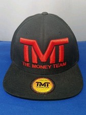TMT The Money Team Court Side Snapback Hat Cap Black Red One Size 