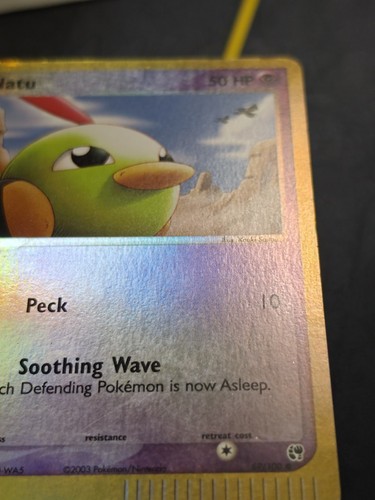 Natu Reverse Holo Common EX Tempête de sable 69/100 MP - Photo 11/19