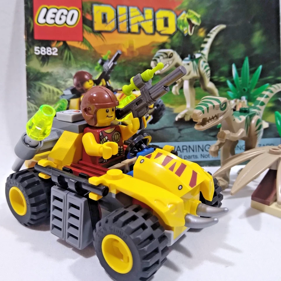 🔥LEGO 5992 Dinosaurios Emboscada Ataque 100% Completo con Instrucciones y Minifigura Foto 2 de 4