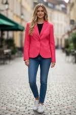 COLDWATER CREEK Celebrate Life's Beauty Coral Blazer Women's 12